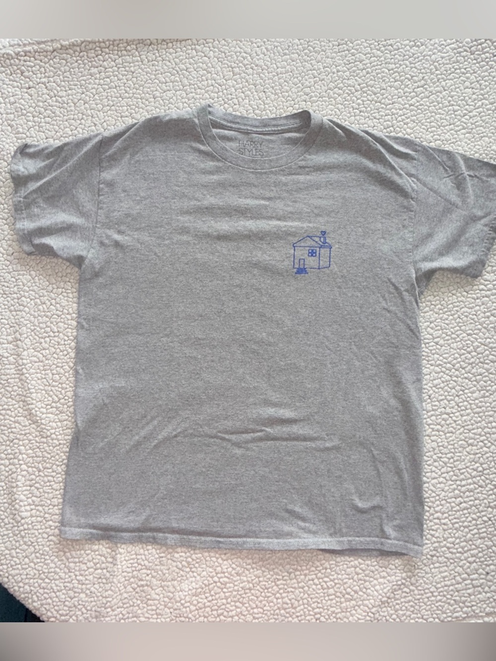 Harry Styles - Harry's House Gray and Blue Graphic Tee - Large